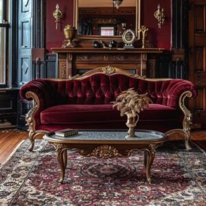 فرش سنتی و مبلمان کلاسیک