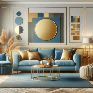 چیدمان مبلمان در پذیرایی مربع