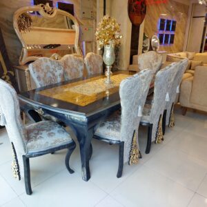 مبل کلاسیک طوسی تیره