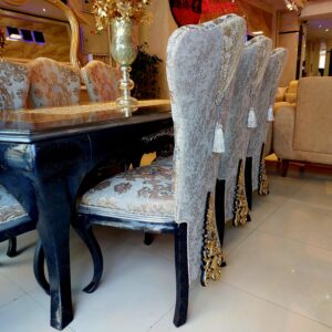 مبل کلاسیک طوسی مشکی