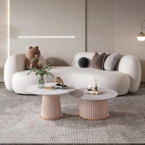 مبلمان راحتی مینیمال دسته چوبی