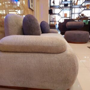 مبل تدی سفید طوسی