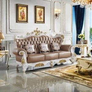 مبل استیل رنگ نسکافه ای روشن