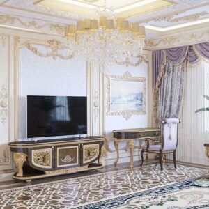 مبل سلطنتی و تلویزیون